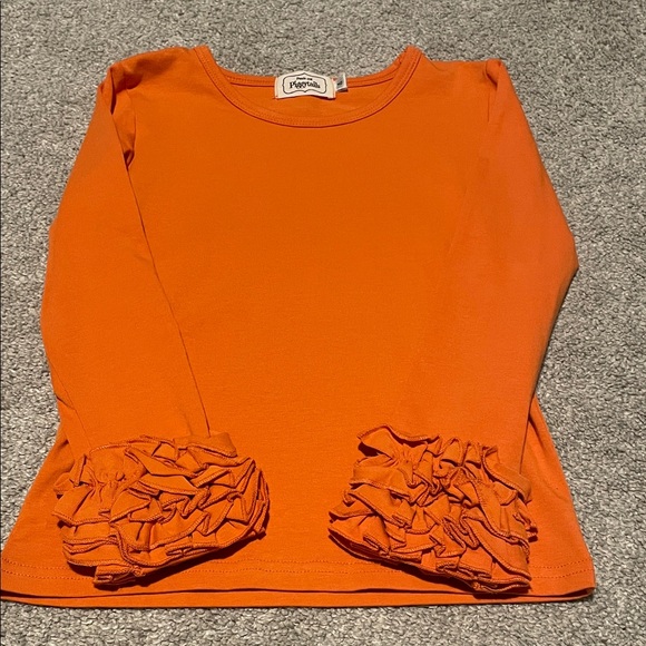 NWOT Pearls and Piggytails Ruffle Top - Picture 1 of 2